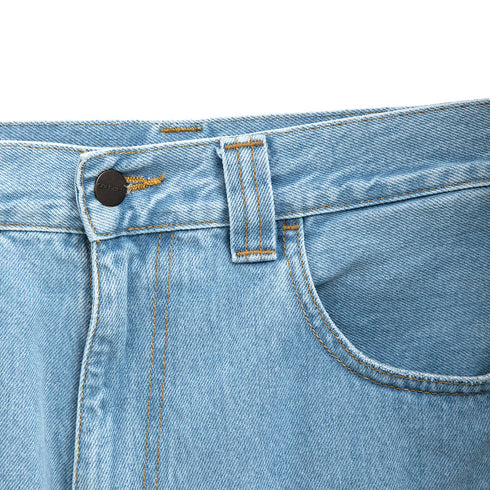 Carhartt WIP Brandon Short Blue Stone Washed I031921_01_06 Degli Uberti